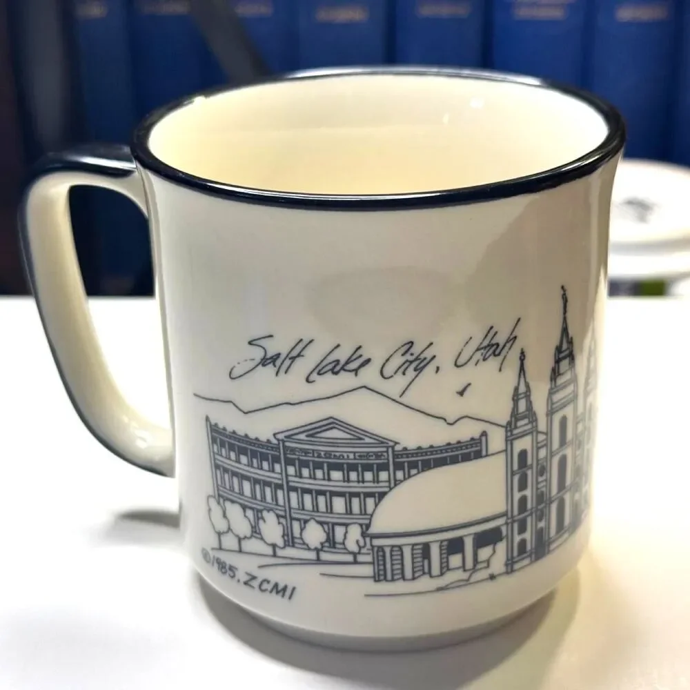 ZCMI 1985 Salt Lake City Historical Landmarks Mug Vintage